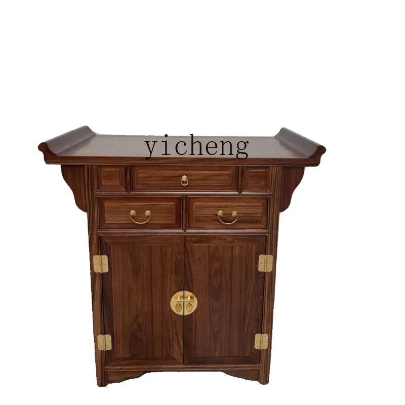 Zf entrance table incense case household modern simple strip table Buddhist niche vertical cabinet supply table