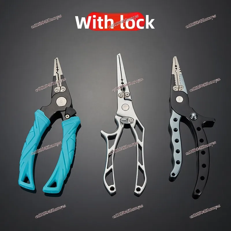 Multifunctional stainless steel luya pliers wire cutting open ring hook picker