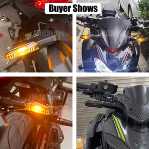 Motosiklet ön arka flaşör gösterge lambası, LED, led ışık Kawasakı Z900, ER6N, Z800, Versys 650 / 1000X250, Z1000R En çok satılan 12, z900 yok-no. 6