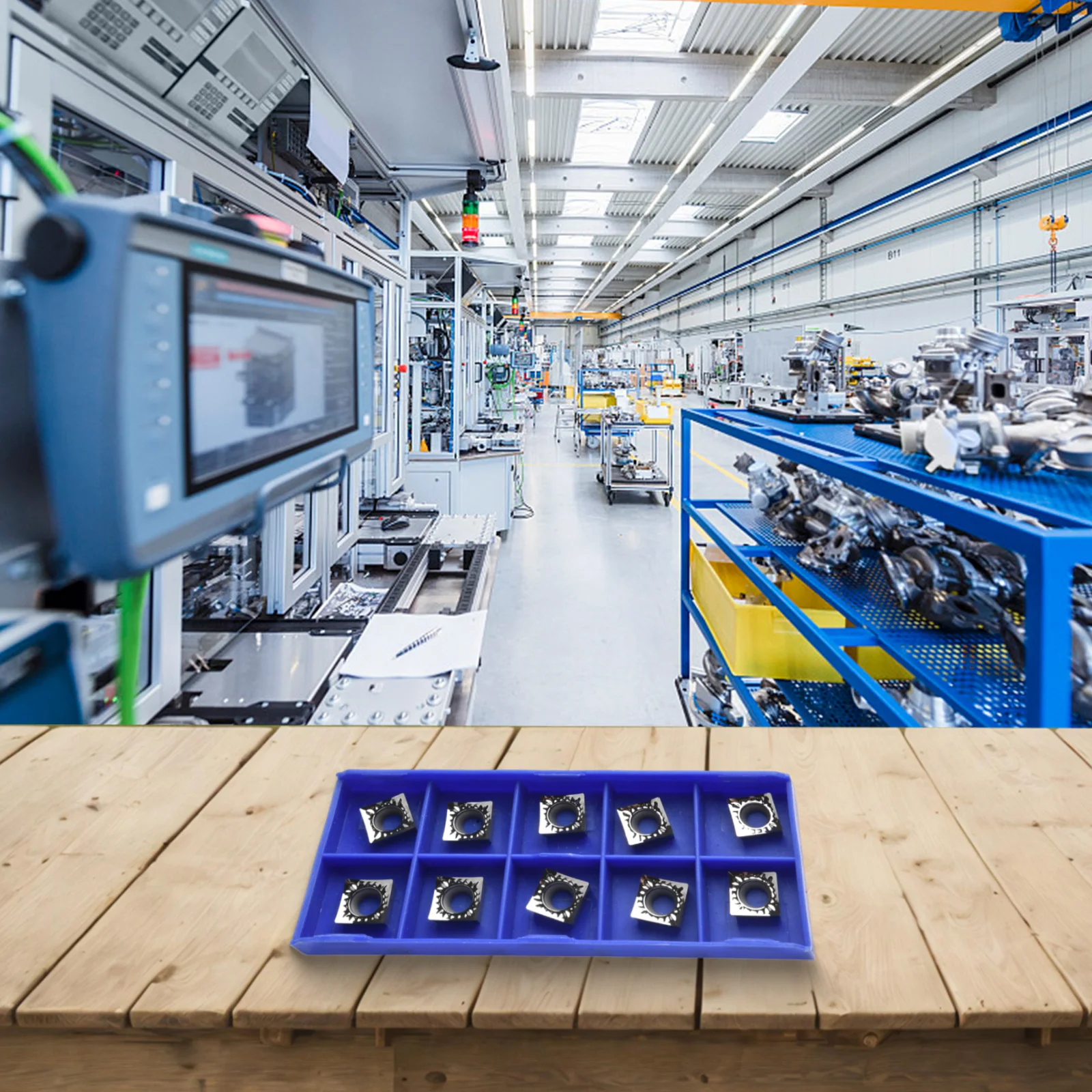 

SCGT32.51 SCGT09T304-AK H01 Токарные пластины для обработки лезвий Вставки с ЧПУ Твердосплавные пластины для алюминия Высокая прочность захвата