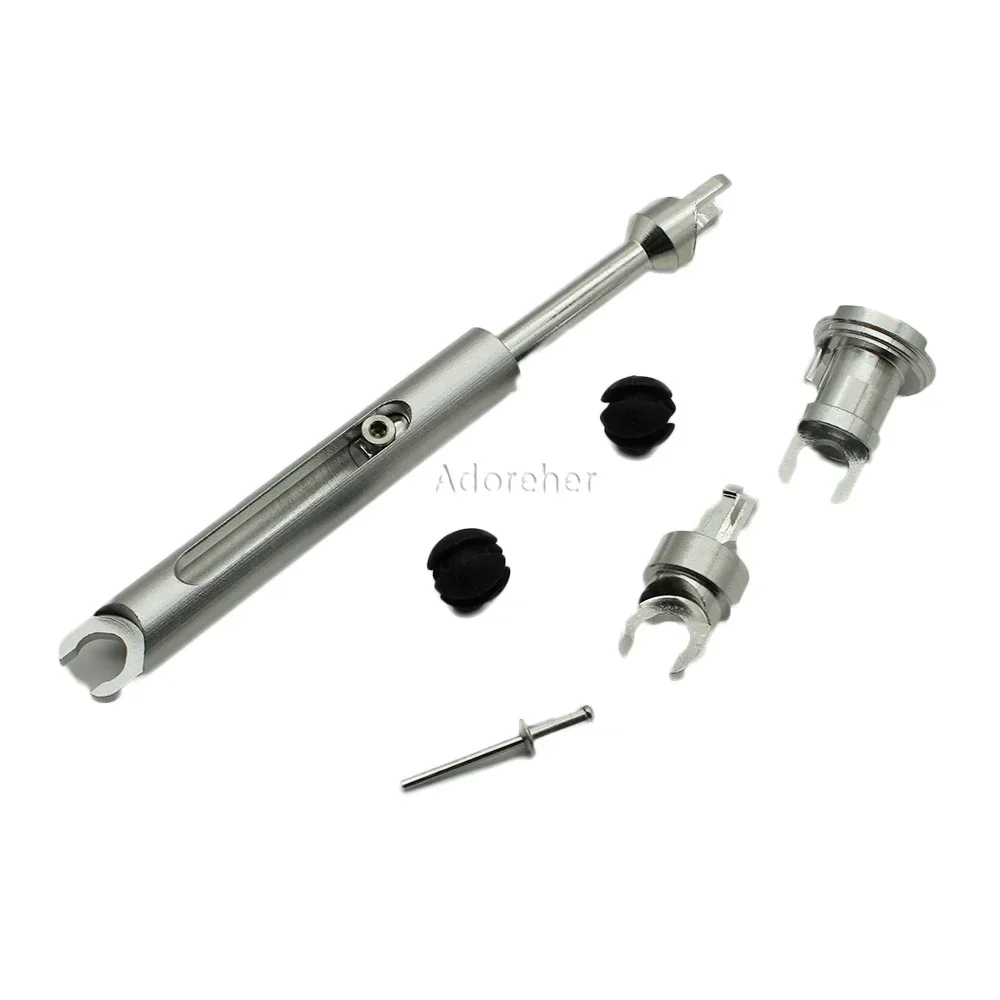 Car Alloy Engine Bonnet Release Tie Rod Front Grille Hood Lock Latch Repair kit Replacement Compatible for Ford Focus mk2 C-MAX