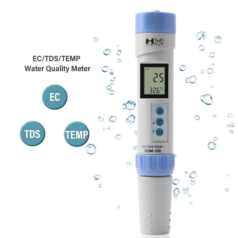 2/3/4 in 1 Digital TDS EC Temp PH Meter ±0.1 High Accuracy Water Quality Tester Waterproof for Drinking Hydroponic Aquarium Pool