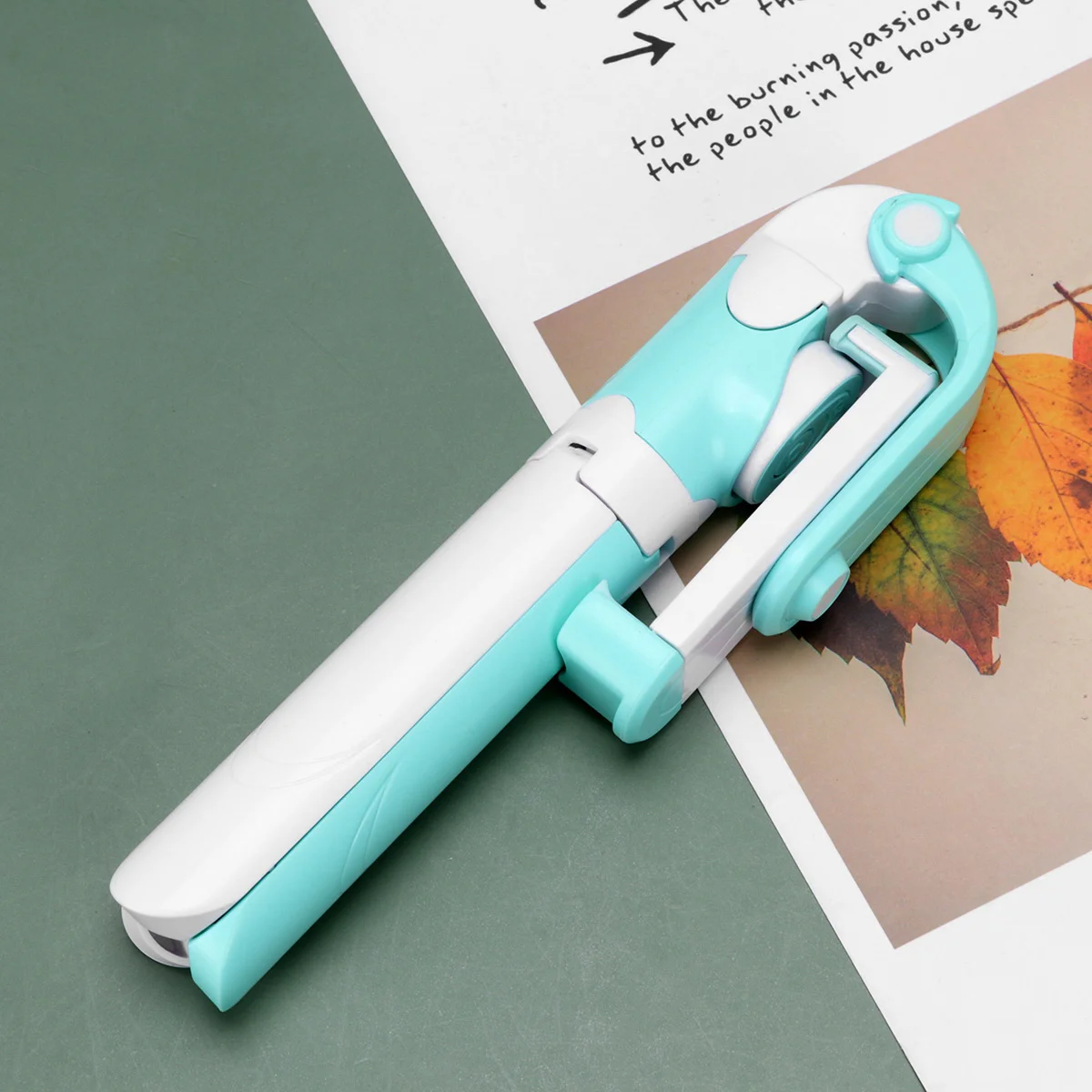 

Portable Selfie Stick with Tripod Stand for Smartphone - Wireless Remote Cell Phone Holder for Travel Photography