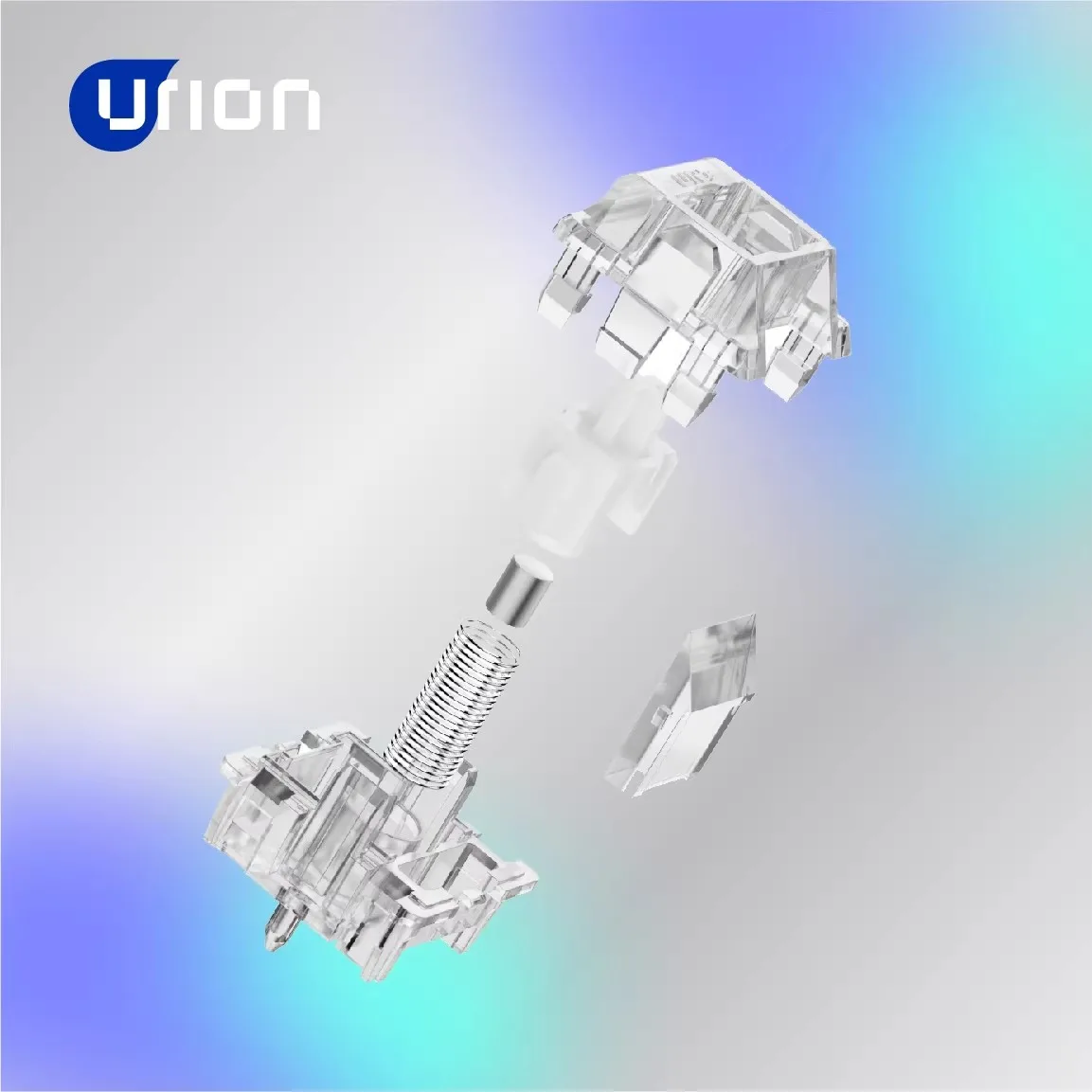 UR Ice Magnetic Ultra Switch Linear for Magnetic mechanical keyboard 22mm spring 35gf 700Gs RGB Transparent Switch Factory Lubed