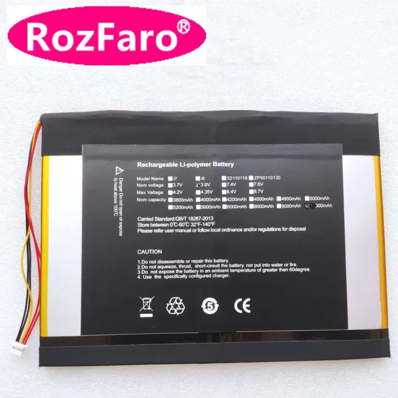 RozFaro For Alldocube T9 HW28130190 Laptop Battery For Jumper EZPad 5S ZM-PAD-Z For Haier Jane Eyre S11 Pro S12 S13 S14 S15 S16