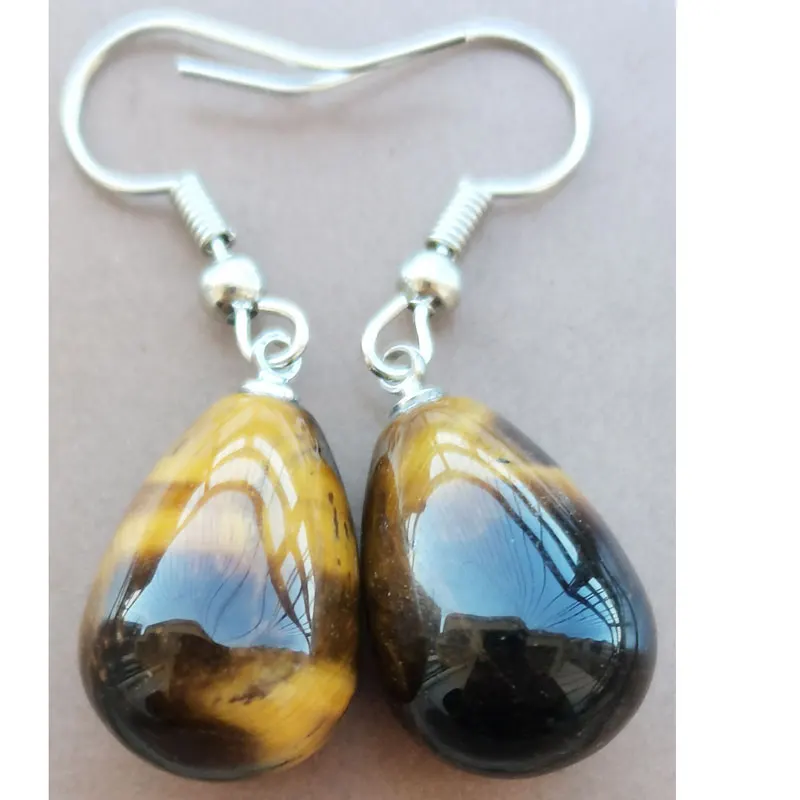 Aventurine Tiger Eye Labradorite Crystal Jaspe Bead Earring WB1102