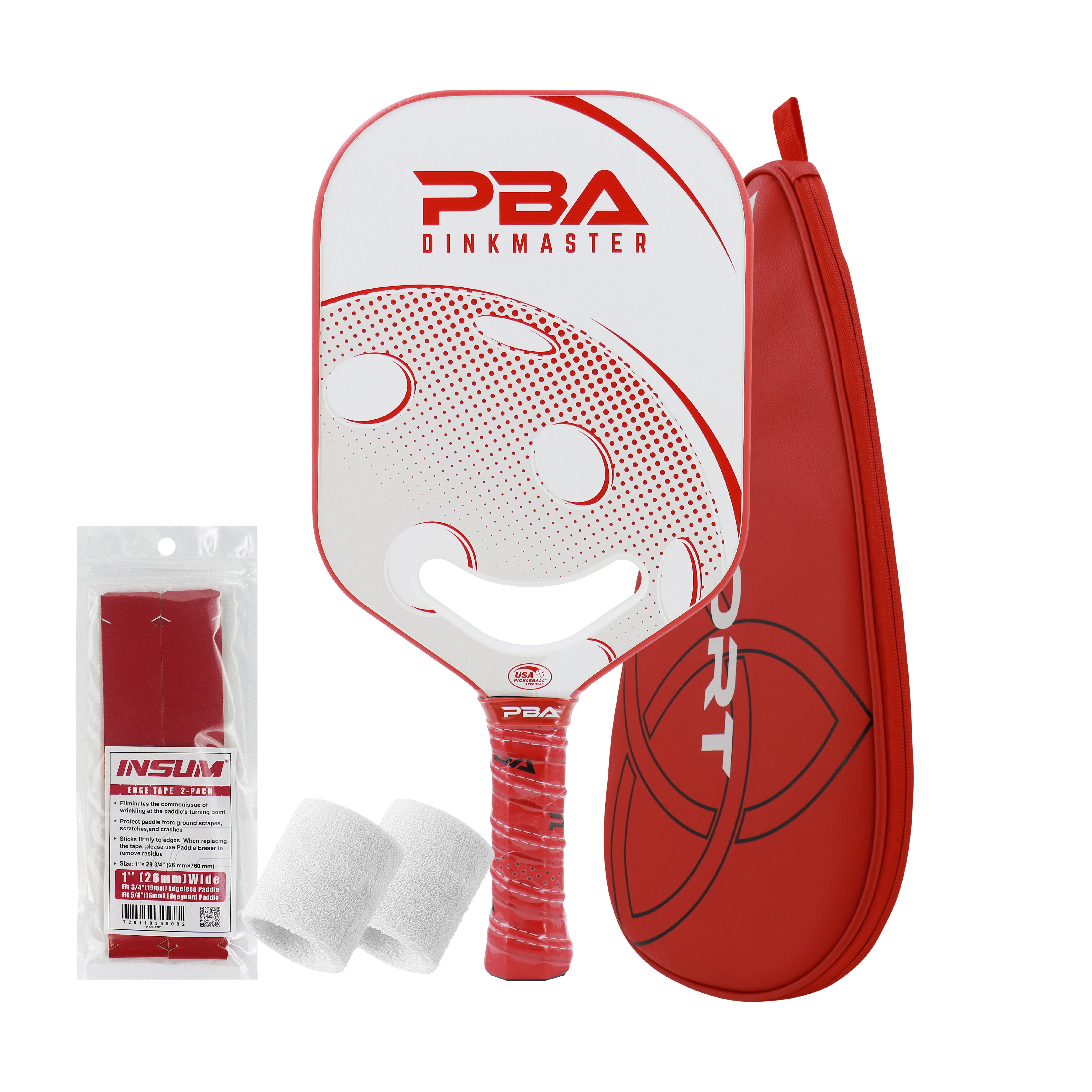 

Одобренные USAPA весла для пиклбола с портативной защитной сумкой, текстурированной поверхностью и сбалансированным сердечником, ракетка для пиклбола для всех уровней