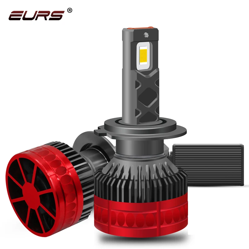 

EURS X65 2PCS Super Bright High Power 130W 12000LM H4 H7 LED Car Headlight H1 H4 H11 H7 H8 9006 9005 9012 Motorcycle Headlamp