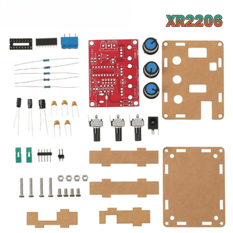 1Hz -1MHz Signal Generator XR2206, DIY Kit, Sinus/Triangle/Square, Output, Adjustable Frequency, Amplitude