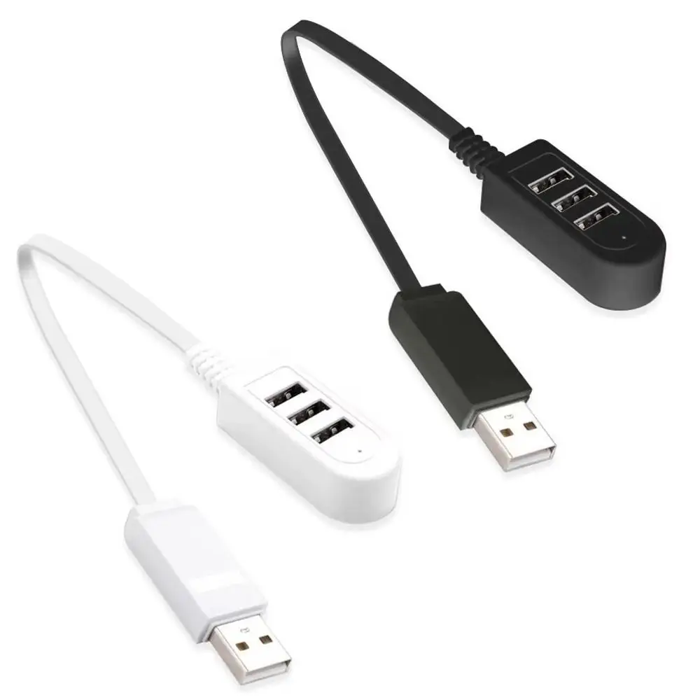 Portable Multi-function USB Hub 30/120cm 3 In 1 USB Adapter Upgrade 2.0 USB Splitter
