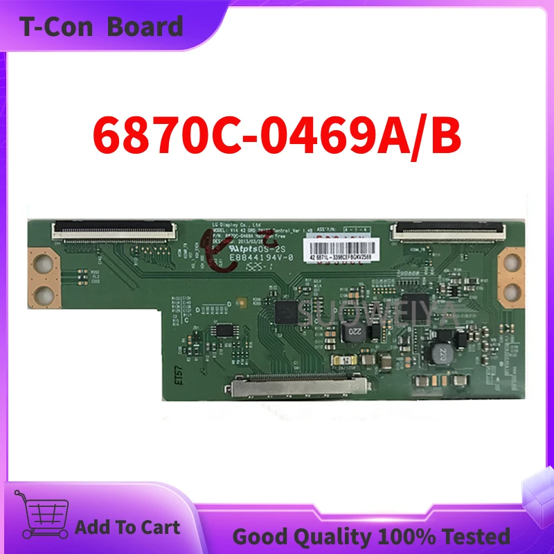 Original for 42 inches TV 6870C-0469A/6870C-0469B T-con board V14 42 DRD TM120 42PFH5209/88 LC420DUJ-SGK1 43LF590V