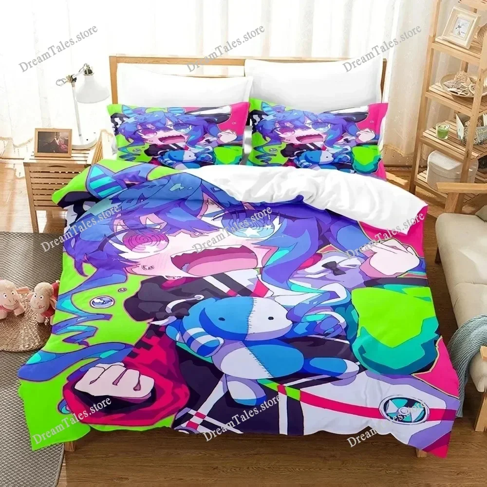 3D Anime Uma Musume Pretty Derby Twin Turbo Bedding Set,Duvet Cover Bed Set Quilt Cover,King Queen Twin Size Boys Girls Adults