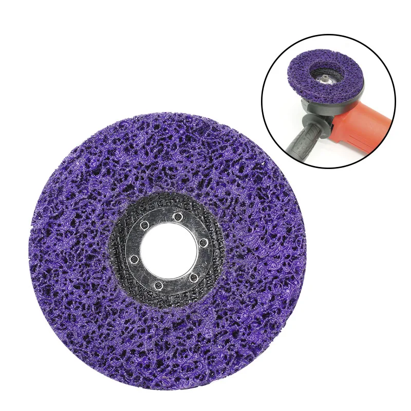 XCAN Poly Strip Disc 100/115/125mm Abrasive Wheel Paint Rust Remover Bore 16/22mm Clean Wheel for Angle Grinder Polishing Disc