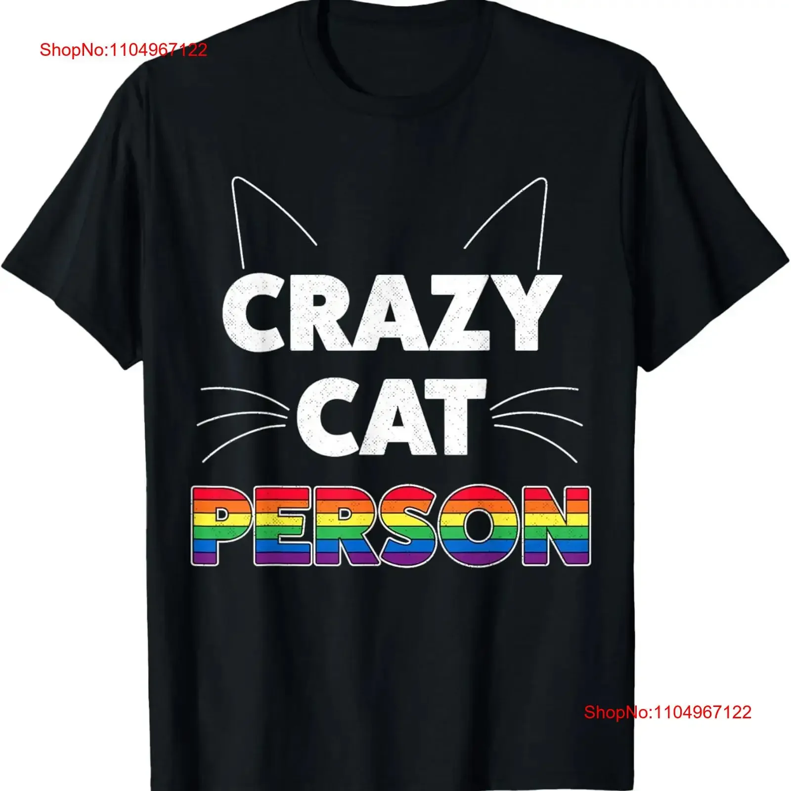

Crazy Cat Person T Shirt Gay Lesbian Transgender Lover vintage Washed Unisex streetwear designer clothes Versatile fashion