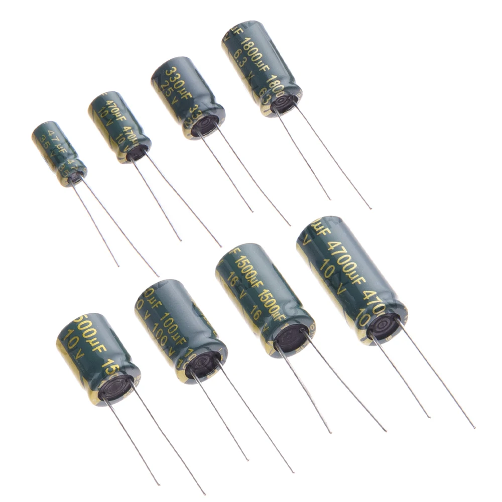 18x35/16x25/16x30 3300UF 4700UF 2200UF 25V 35V 50V 63V 100V 160V High Frequency Low ESR Aluminum Capacitor 470UF 680UF 25V 35V