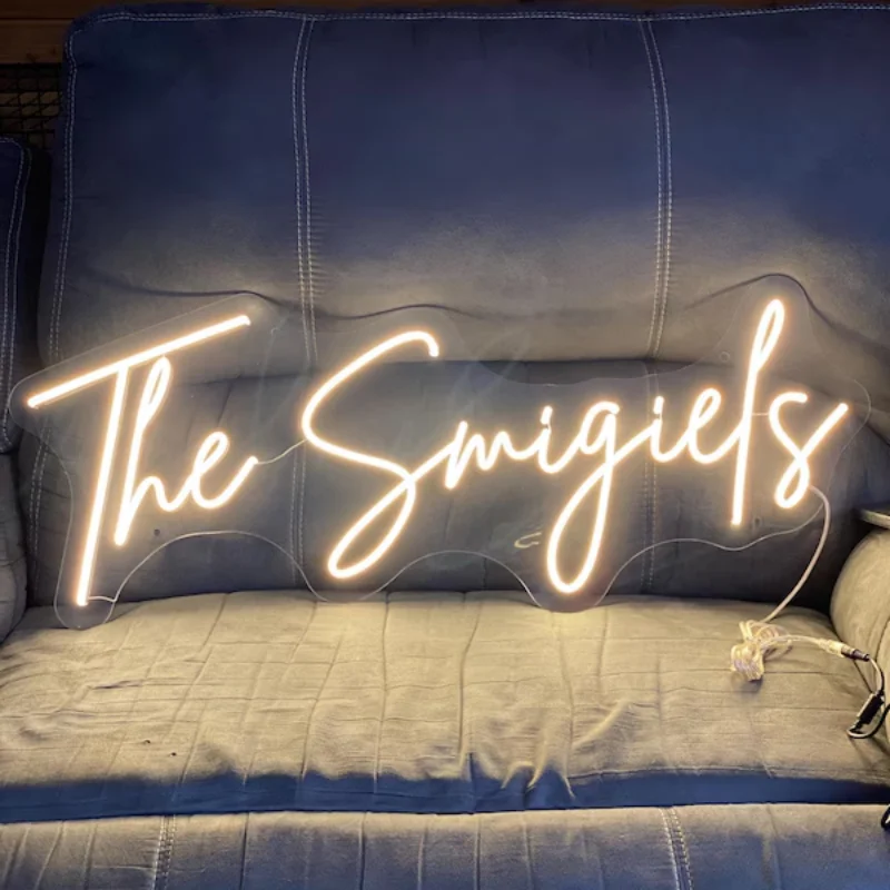 Customize Neon Sign Personalized Name Sign Led Neon Night Light Birthday Gift Room Bedroom Decoration Wall Wedding LED Neon Lamp