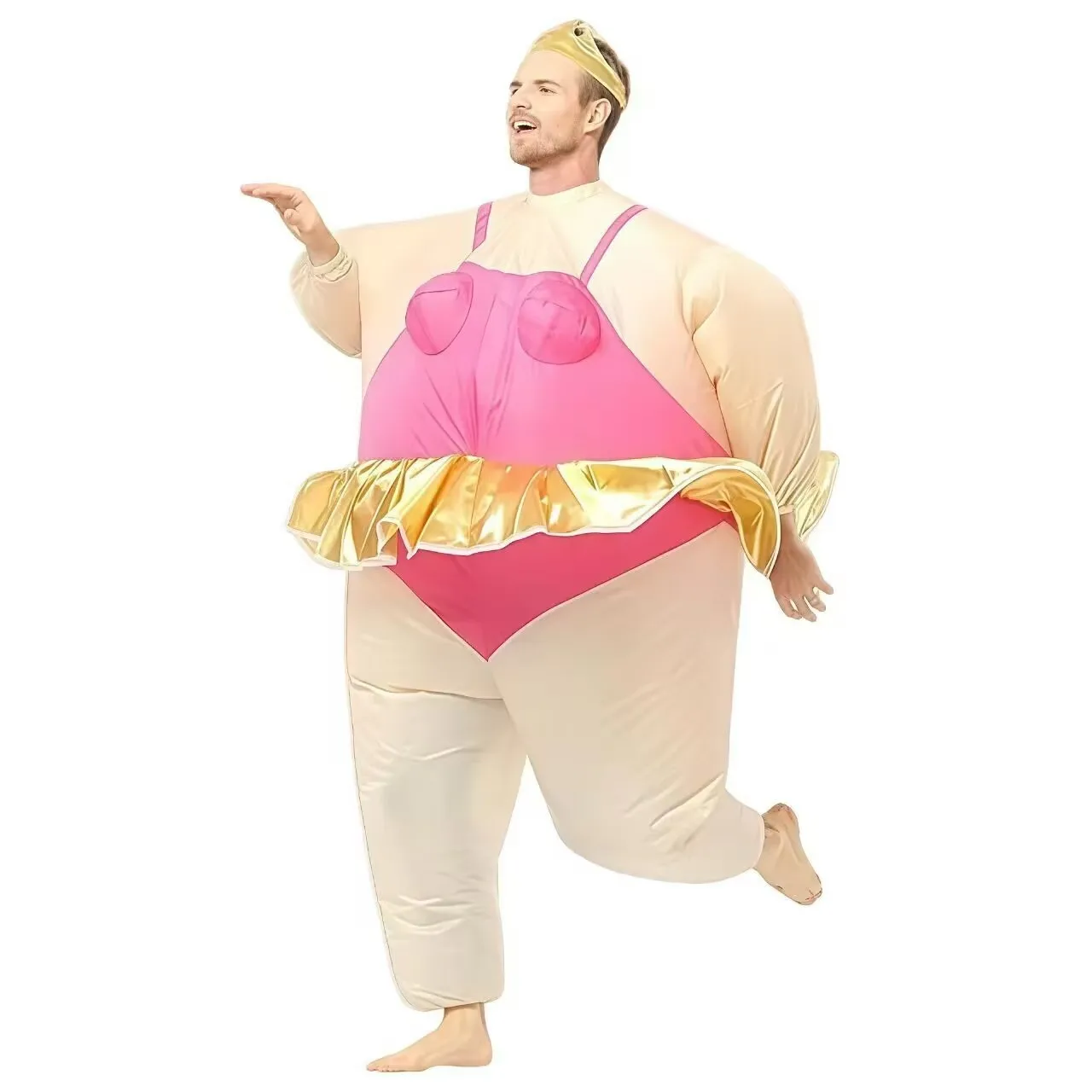 Funny Whimsical Inflatable Ballet Doll Street Costume Fit H150 to 190cm Party Performance Props