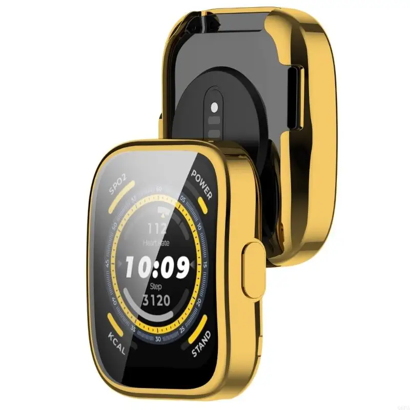 Amazfit Bip 5 Bip5 A2215 용 화면 보호 케이스 Smartwatch TPU 보호 커버 긁힌 전체 보호 범퍼 쉘