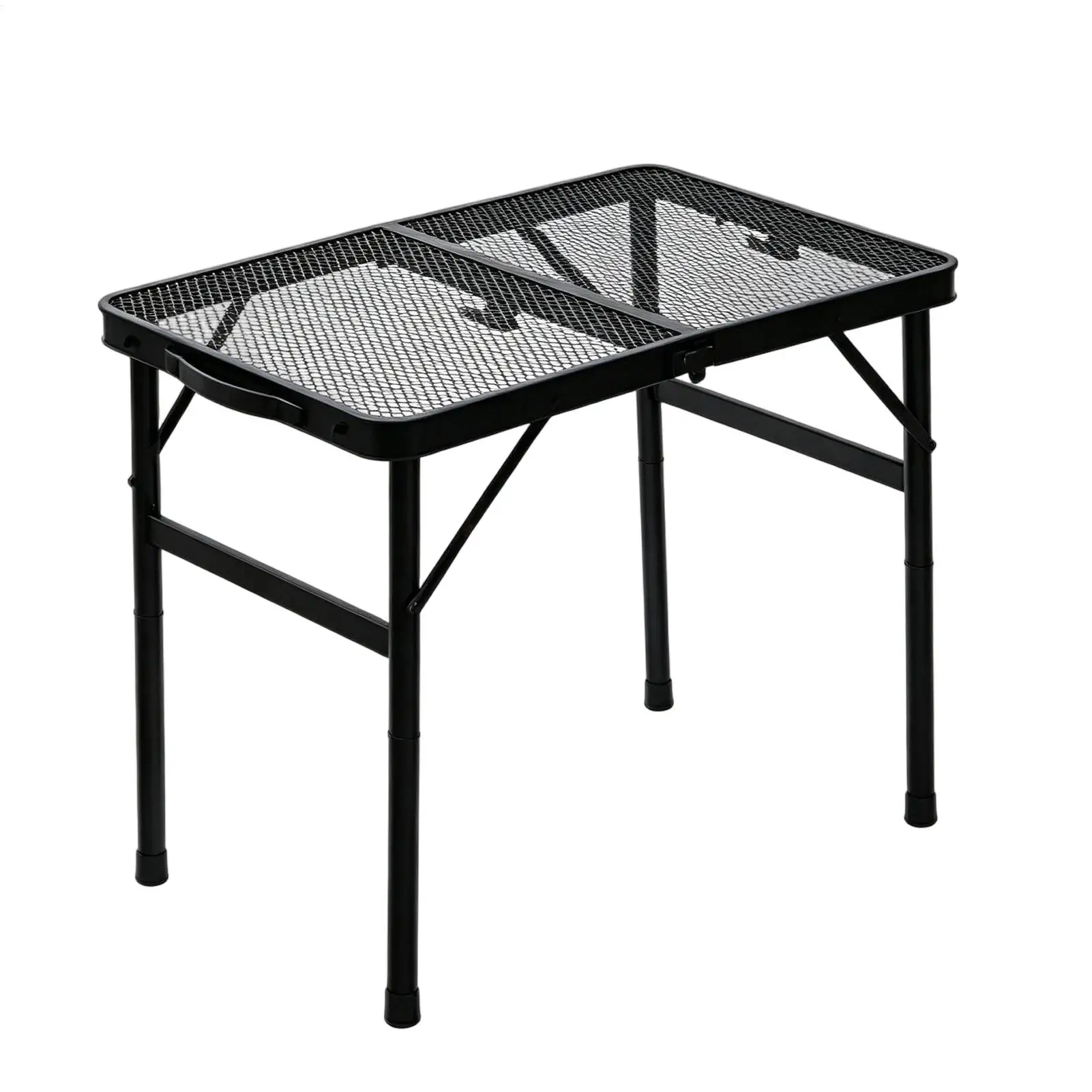 Petite table de pique-nique de plage pliable portable avec poignée de transport pour la cuisine en plein air, le barbecue, la randonnée et la maison