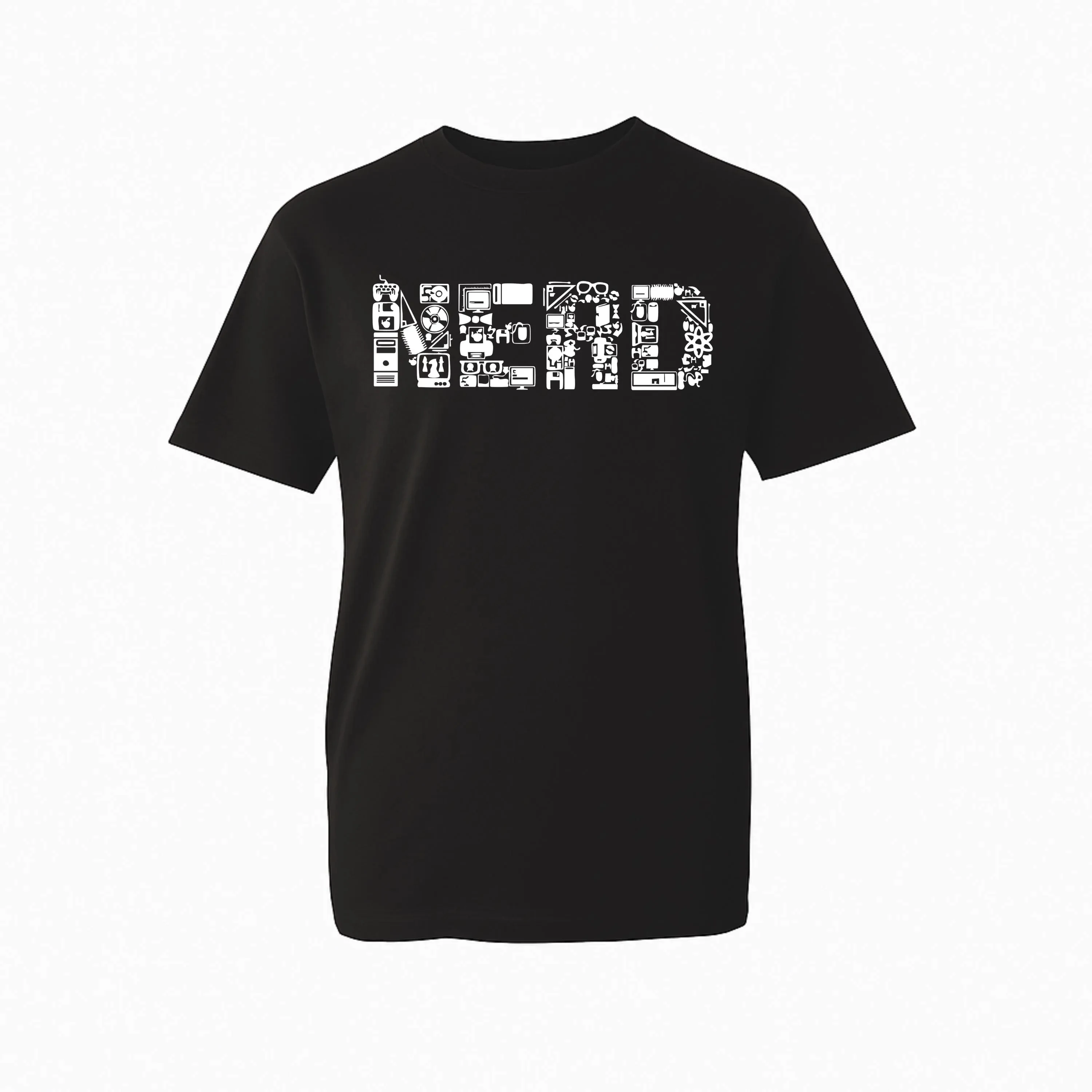 Summer Men's T-shirt, Fashionable Trend, Comfortable and Casual Retro Tech Nerd Graphic T-Shirt: Science, Computing, Gaming