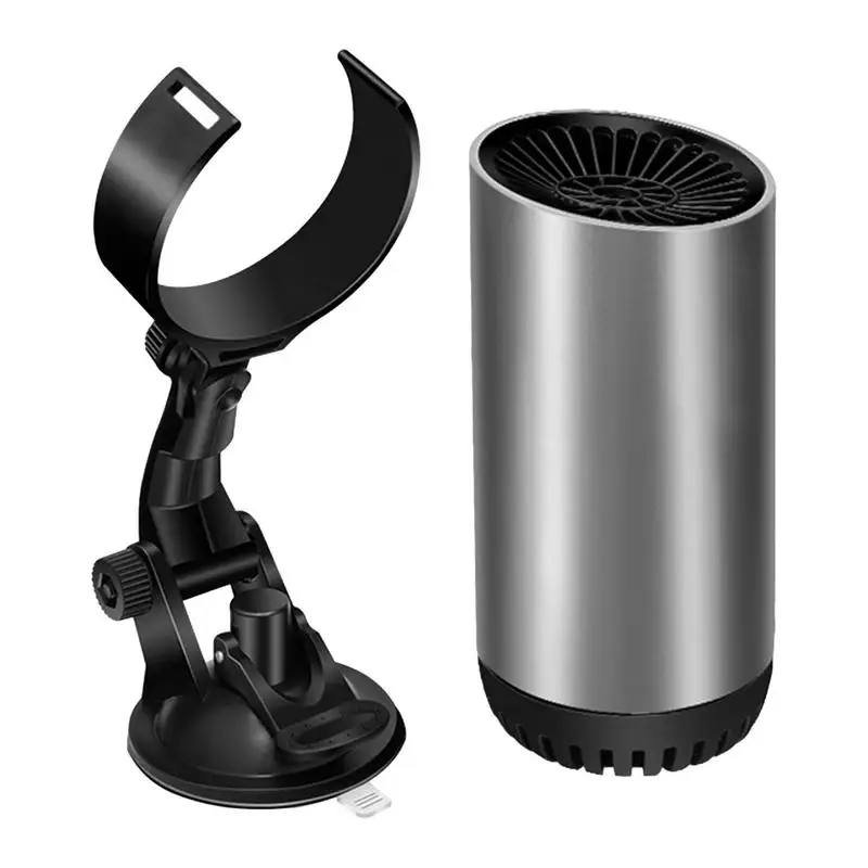

12V Portable Car Heater With 360 Degre Suction Bracket Windshield Heater Car Defrost And Snow Defogger Function For Car Interior