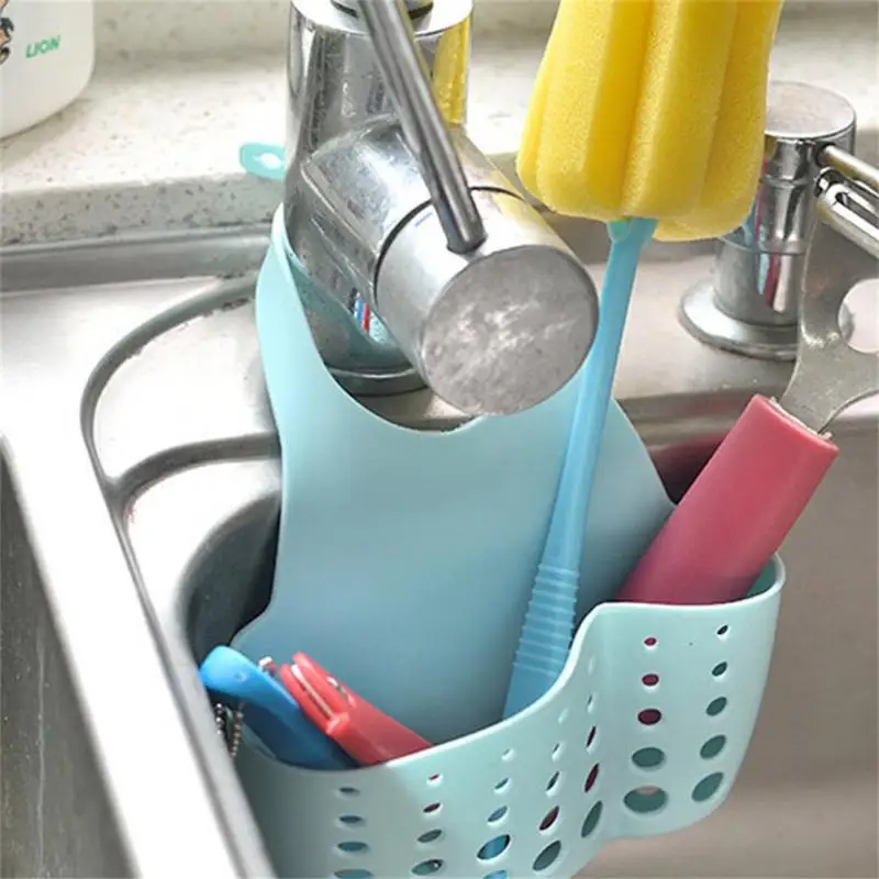 Soap Sponge Sink Shelf Racks Reusable Adjustable Baskets for Organizing Kitchen Bathroom Hanging Storage Basket Kitchen Items