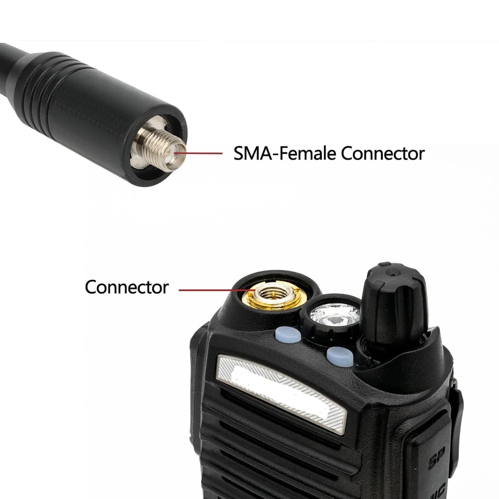 NA-771 SMA-F هوائي مرن VHF UHF SMA أنثى لاسلكي تخاطب UHF هوائي مرن 144/430 ميجا هرتز ل Baofeng UV-5R BF-888S UV-82 #4
