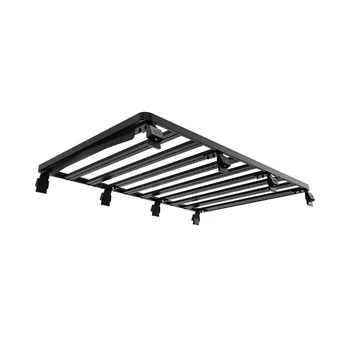 New MusixiA Off Road Accessories Steel Aluminum Alloy Luggage Rack With Cross Bar Full Top Roof Rack for Toyota LC80