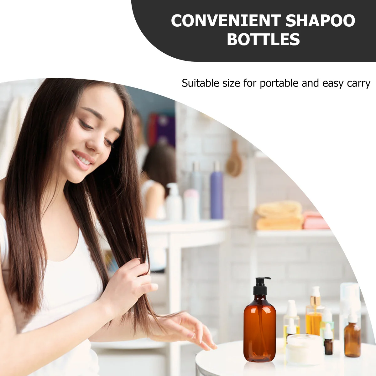 4 個 500 ミリリットル詰め替え可能な無臭トラベルボトル漏れ防止耐摩耗性シャンプーサブボトルホテル保管用