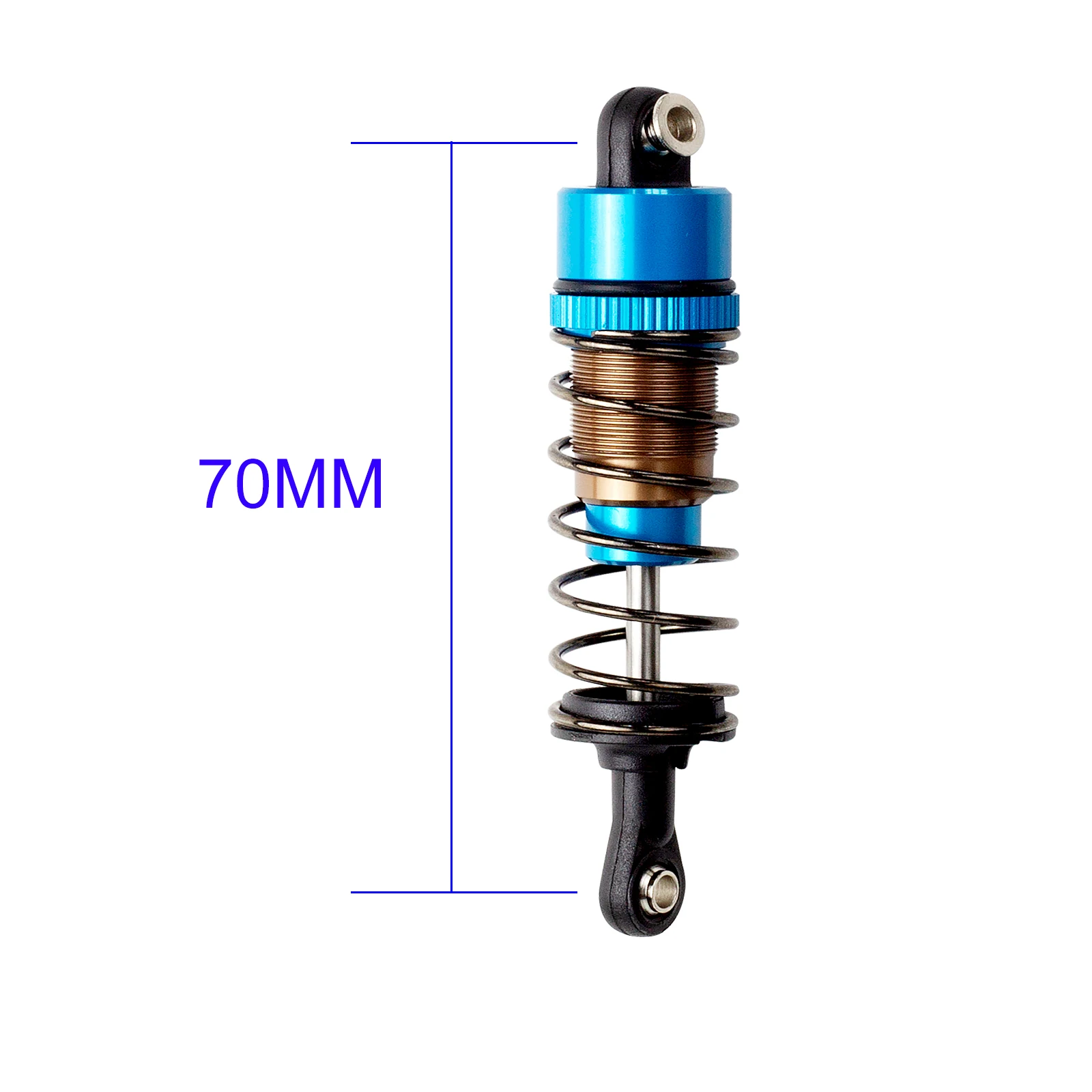 1/10 RC Oil Filled Shock Absorbers Kit for Tamiya CC01 Axial SCX10 D90 HPI HSP Crawler Car Buggy Car Monster Truck Upgrade Parts