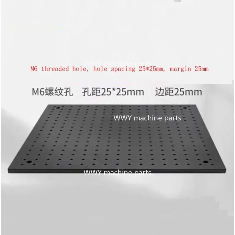 Suitable for Optical Flat Panel Optical Experiment Breadboard Hard Aluminum Honeycomb Isolation Working Platform 300x300x13MM
