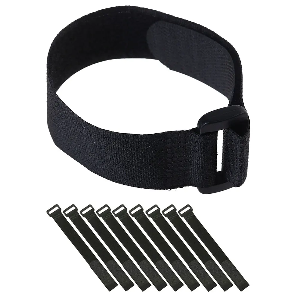 

10pcs Reusable Multipurpose nylon Straps Three-legged game Bands Straps Bands durable Bicycle pedal Fastening Ties Straps