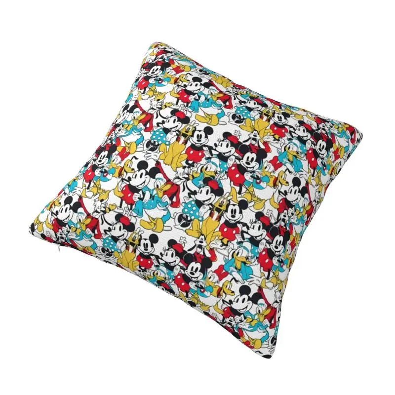 Custom Mickey Mouse Collage Manga Throw Pillowcase Nordic Cushion Cover Square Pillowcase