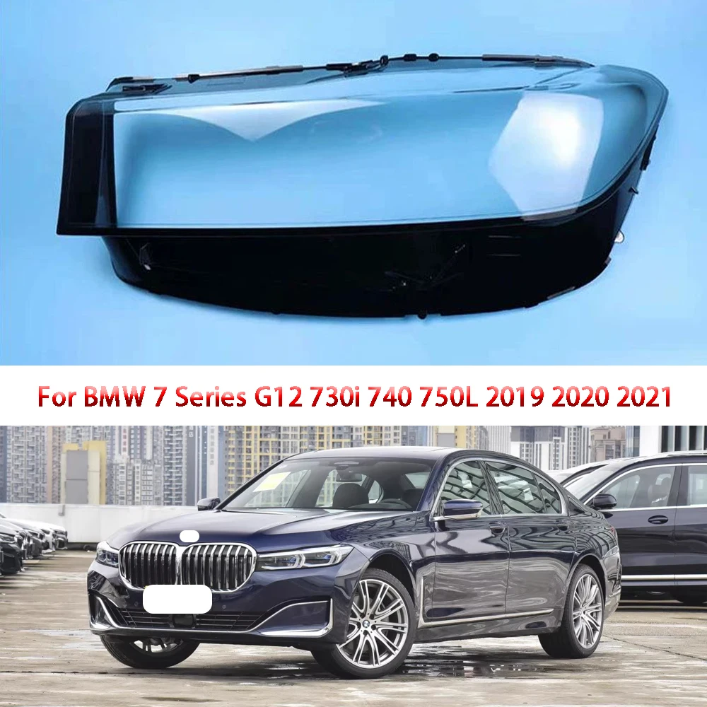

Car Headlight Lens For BMW 7 Series G12 730i 740 750L 2019 2020 2021 Transparent Lampshades Lamp Shell Waterproof Bright Cover
