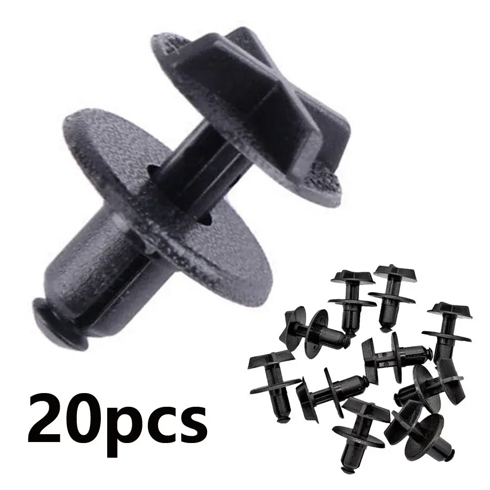 20Pcs Car Battery Cover Cowl Panel Clips Black Nylon Cowl Panel Clips Fastener Auto Interior Accessories For LR024316