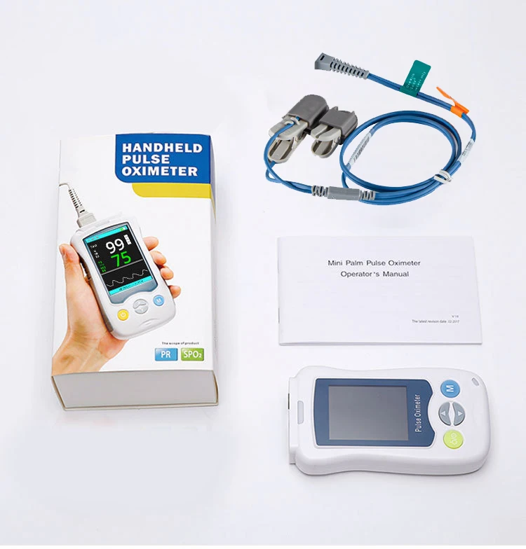 Pet Cat Dog SPO2 PR TEMP Handheld Animal Veterinary Pulse Oximeter Medical Vital Signs Monitor