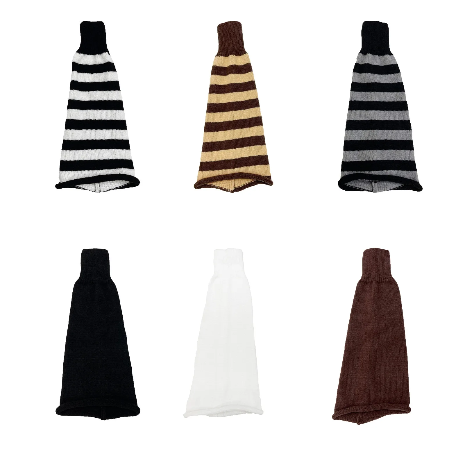 

Trendy Long Tube Socks JK Versatile Solid Color Knitted Leggings for Dance Yoga Leg Protection Knee High Socks