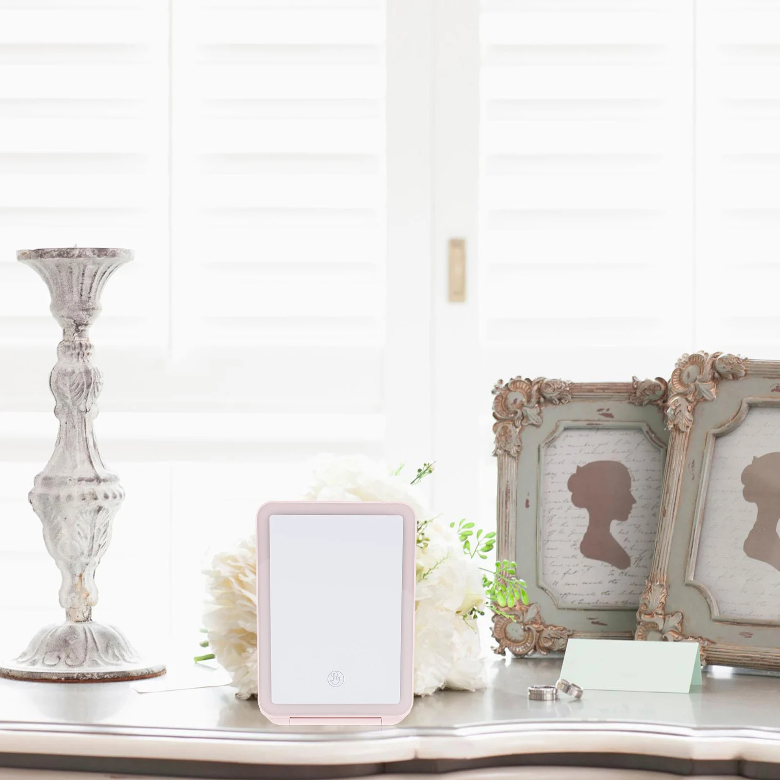 

LED Makeup Light Travel Vanity for Make Up Mirror Travel Women Portable Decorative Mirror Home Accessories