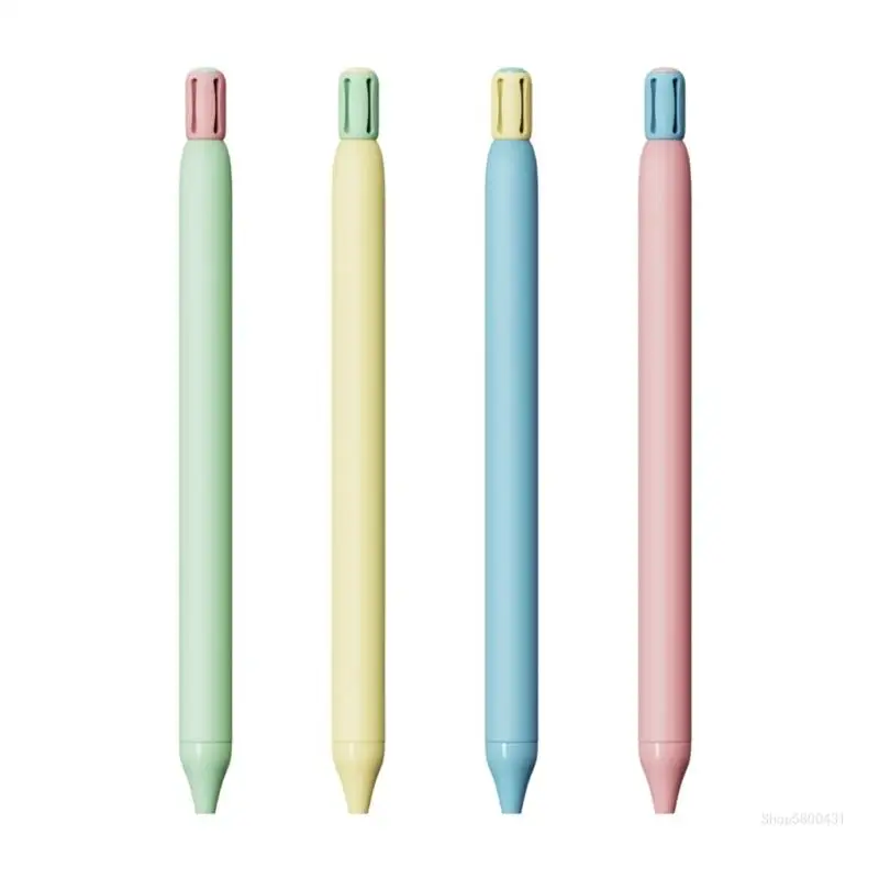 

4Pcs Flower Retractable Gel Pen 0.5MM Tip Smooth to Write School Office Supplies