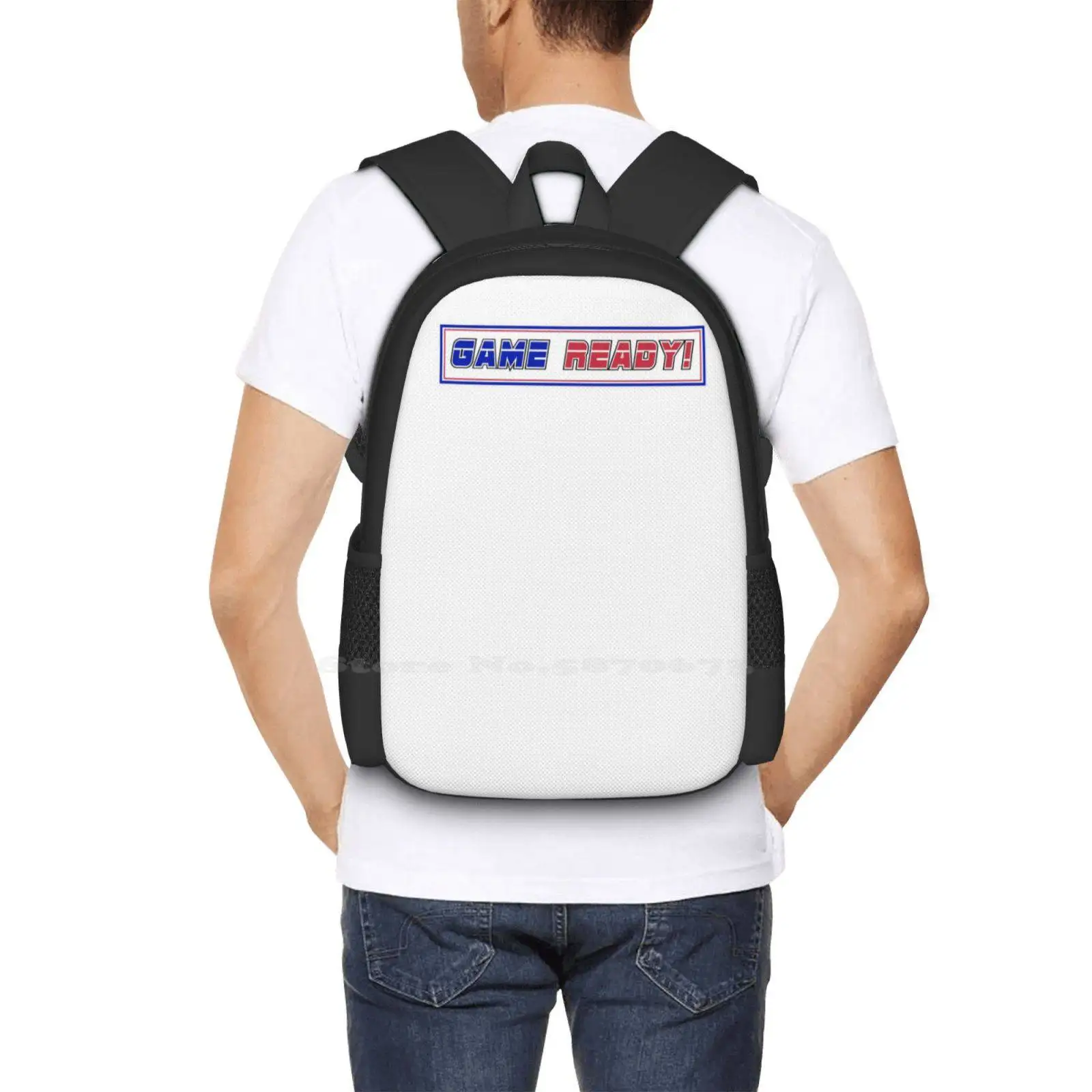 Mochila escolar para estudiantes, bolsa de viaje para ordenador portátil, Game Ready Swag Shop