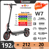 iScooter Electric Scooter W7 8.5Inch 36V 7.8Ah Battery, 350W Motor, 25km+ Range, 3-Speed Modes Foldable Electric kick Scooter