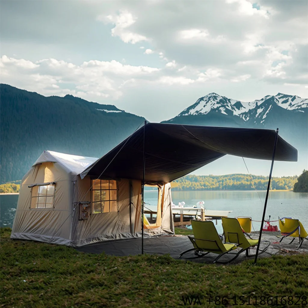 Wholesale Rain-Proof Oxford Cotton Outdoor Air Tent Beautiful Waterproof Camping Equipment for Inflatable Parties