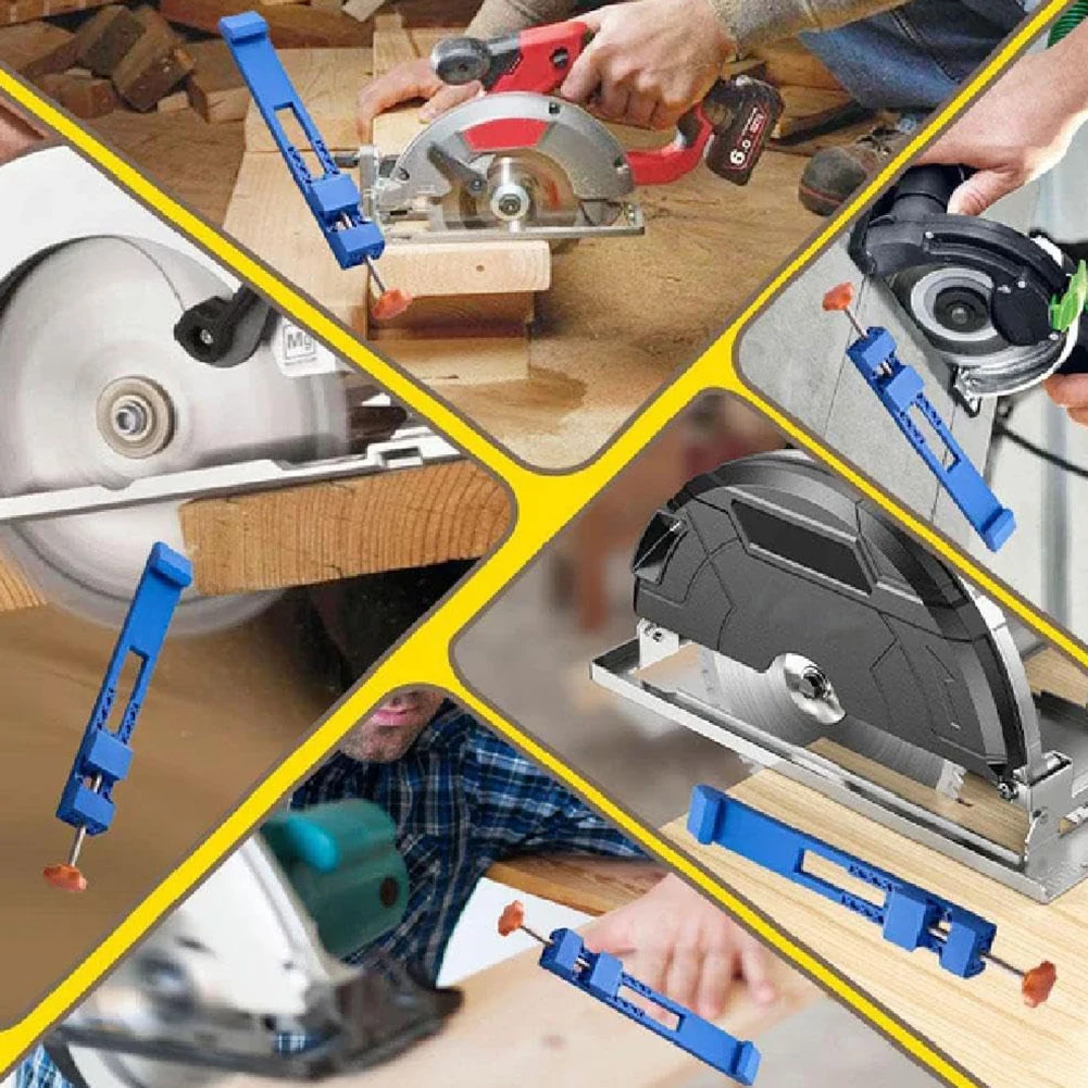 Guida base per macchina da taglio Sega circolare elettrica di precisione Morsetto di posizionamento per fresatura Guida per il taglio del legno Accessori hardware
