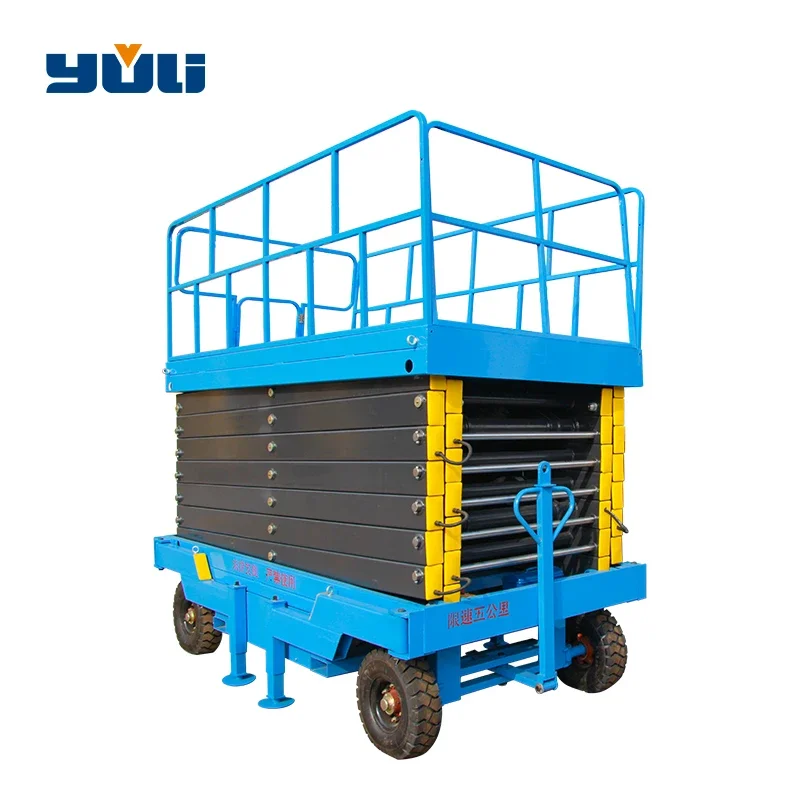 

New Design Aluminum Alloy Full-electromotion Scissor-type Work Aerial Foldable Scaffolding Electric Scissor Lift Platform