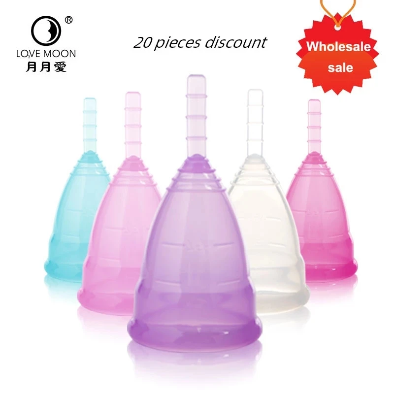 

20 Pcs /Lot Wholesale Reusable Copa Menstrual De Silicona Medica Aneercare New Color High Quality Copa Menstrual Cup Menstrual.