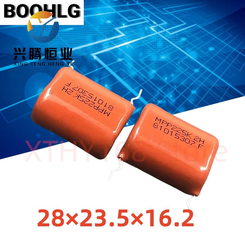 

10 шт. 2,2 мкФ 500 В 225 2U2 2H 450 В MPP225K CBB пленочный конденсатор