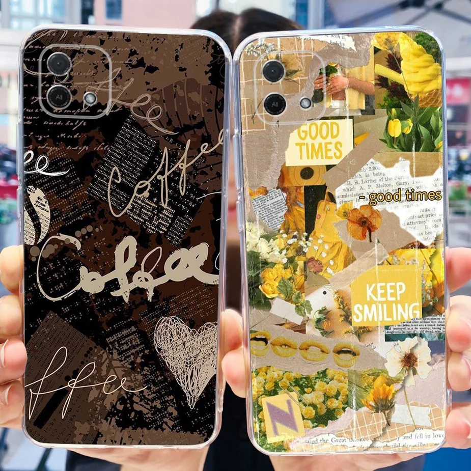 For Oppo A16k Case CPH2349 New Fashion Painted Cover Soft Silicone Phone Case For Oppo A16e A16 K OppoA16e OppoA16k Fundas Coque image 5