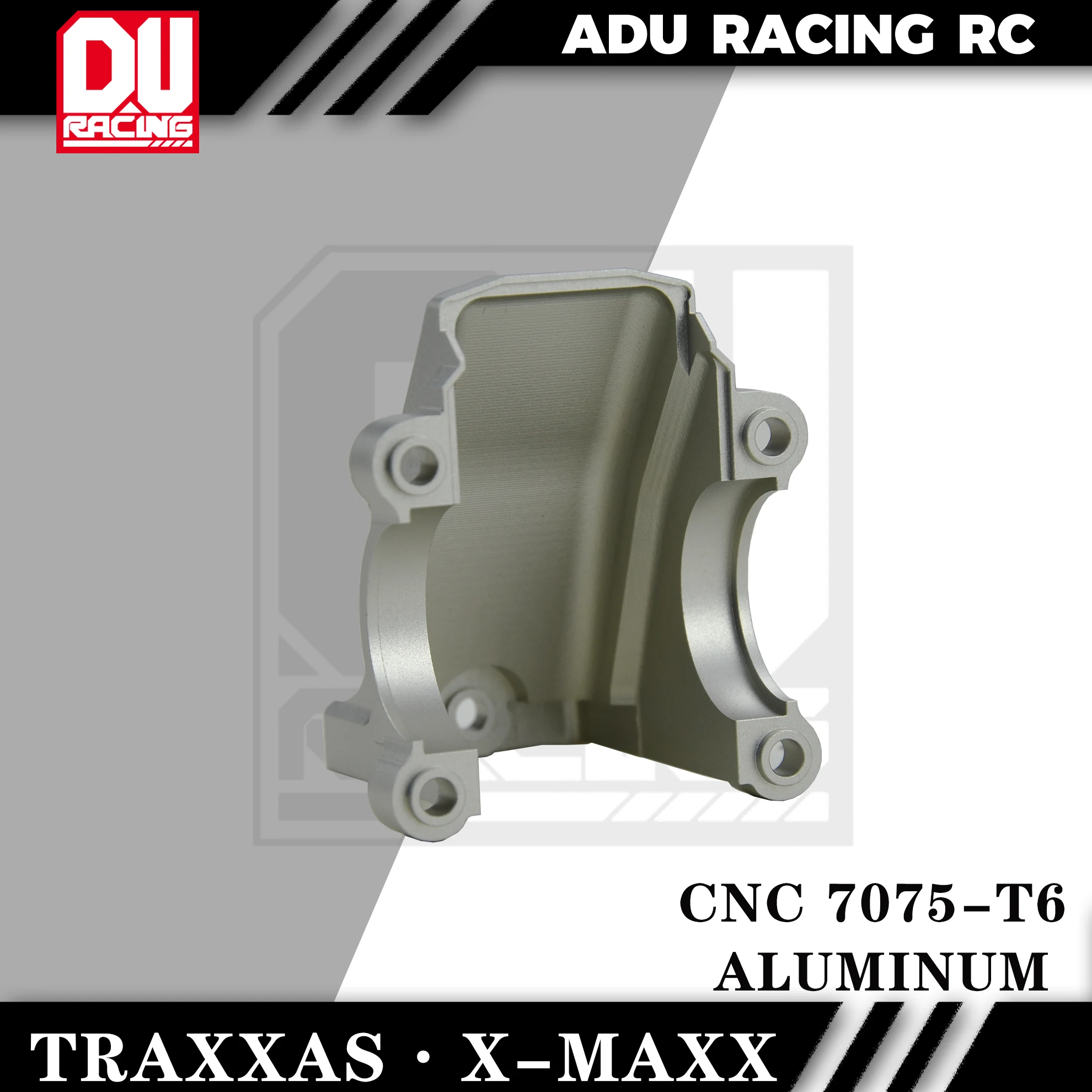 ADU RACING 7075-T6 Front/Rear Gearbox Cover for 1/5 TRAXXAS XMAXX, TRAXXAS X MAXX 8S Monster Truck and 1/6 4WD XRT 8S-78086-4