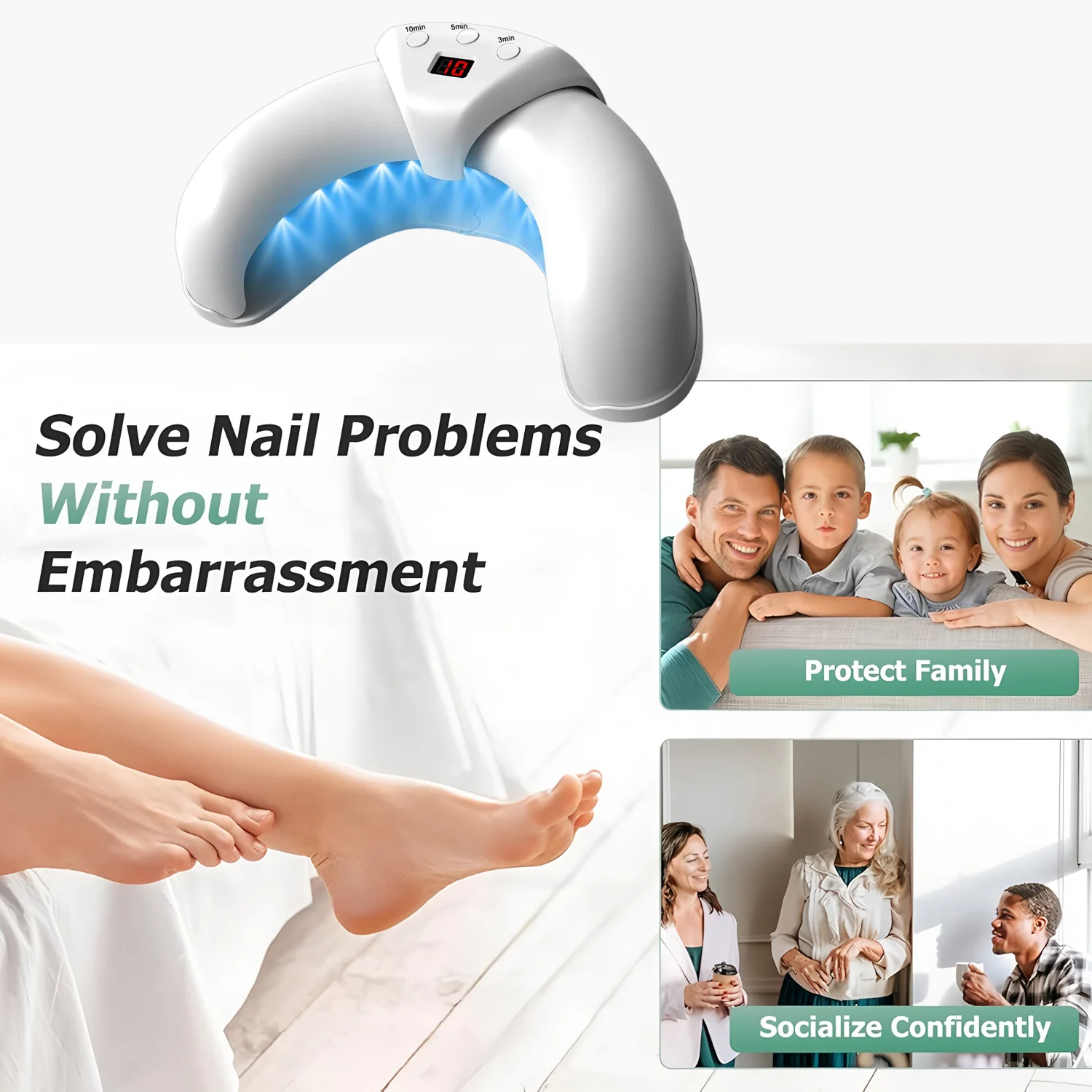 真菌レーザー治療装置 爪真菌症の治療 爪真菌症を効果的に除去 爪の成長を抑制