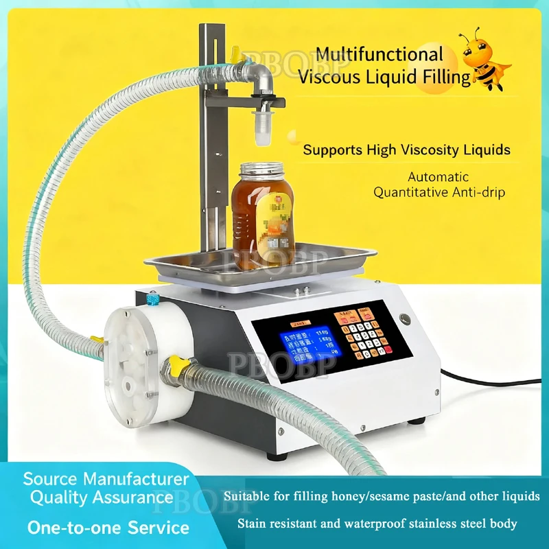 Shampoo Viscous Liquid Salad Dressing Ketchup Peanut Butter Automatic Liquid Filling Machine Lubricating oil